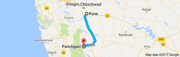 Pune to Panchgani route, distance, time and road conditions