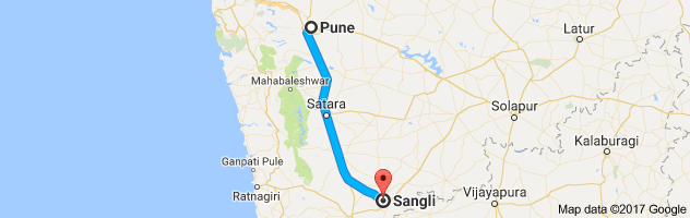 Pune to Sangli route, distance, time and road conditions