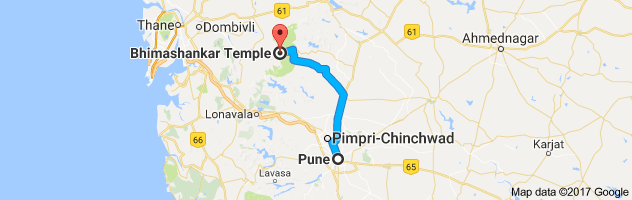 Pune to Bhimashankar  route, distance, time and road conditions