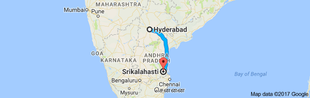 Hyderabad to Srikalahasti route, distance, time and road conditions