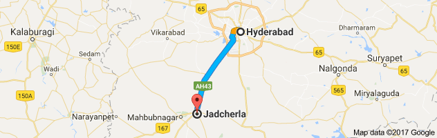 Hyderabad to Jadcherla route, distance, time and road conditions