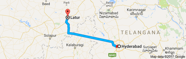 Hyderabad to Latur route, distance, time and road conditions